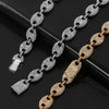 Iced Out Rhinestone Chain Necklace Choker Men Women Gothic Streetwear Hip hop Rock Necklaces Nightclub Rapper Couple Charms