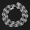 Iced Out Rhinestone Chain Necklace Choker Men Women Gothic Streetwear Hip hop Rock Necklaces Nightclub Rapper Couple Charms