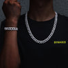Iced Out men Cuban Necklace Chain Hip hop Jewelry Choker Gold Silver Color Rhinestone CZ Clasp for Men Rapper Necklaces Link