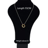 Idol star with the neck necklace Men and women short necklace personality long chain necklace short neck chain stainless steel