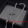 Idol star with the neck necklace Men and women short necklace personality long chain necklace short neck chain stainless steel