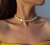 Imitation Pearl Choker Women Smile Face Beads Necklace Jewelry Collar Femme