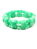 India Natural Green Jade Gemstone Stretchy Pink Crystal Burmese Jade Women Handmade Bracelet Accessories Gifts Wholesale