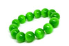 India Natural Green Jade Gemstone Stretchy Pink Crystal Burmese Jade Women Handmade Bracelet Accessories Gifts Wholesale