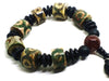 India Natural Green Jade Gemstone Stretchy Pink Crystal Burmese Jade Women Handmade Bracelet Accessories Gifts Wholesale