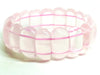India Natural Green Jade Gemstone Stretchy Pink Crystal Burmese Jade Women Handmade Bracelet Accessories Gifts Wholesale
