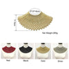 Indian Jewelry Handmade Beaded Statement Necklaces For Women Collar Beads Choker Maxi Necklace Wedding Jewelry UKMOC