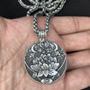 Indian Mythology Ancient Indian Mandala Flower Necklace Mandala Pendant Zen Yoga OM Pendant