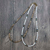 Indian Style Vintage Beaded Necklace Men Natural Coconut Shell Necklace Male Tribal  Jewelry Surfer Necklace Gift For Him CO-06