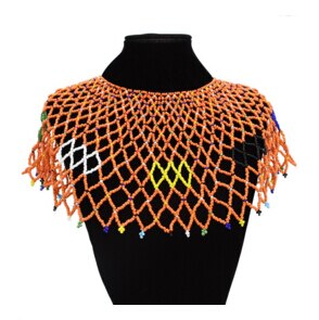 Indian Tribal African Statement  Necklaces Colorful  Resin Beaded Egyptian  Ethnic Bib  Collier Shoulder Choker Necklace Jewelry