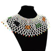 Indian Tribal African Statement  Necklaces Colorful  Resin Beaded Egyptian  Ethnic Bib  Collier Shoulder Choker Necklace Jewelry