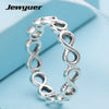 Infinite Love silver ring 925 sterling silver jewelry ring wedding Rings for women men anillos fine jewelry   RIP493