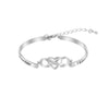 Infinity Love Symbol Cuff Bangle Bracelet Engraved Remember I Love You MOM, Forever and Always Inspirational Jewelry, for Mom