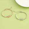 Infinity Love Symbol Cuff Bangle Bracelet Engraved Remember I Love You MOM, Forever and Always Inspirational Jewelry, for Mom