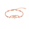 Infinity Love Symbol Cuff Bangle Bracelet Engraved Remember I Love You MOM, Forever and Always Inspirational Jewelry, for Mom