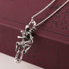 Infinity love Couple Skulls Lover Hug Chain Pendant necklace skull Skeleton Necklace Skeleton Choker Witchy Jewelry, 90s Jewelry