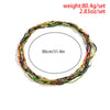 IngeSight.Z 10 Pcs Colorful Beaded Elastic Waist Chain for Women Sexy Beach Waistband Bikini African Belly Body Jewelry Gift