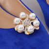IngeSight.Z 2 Pieces Charm Glass Drill Shoe Decoration Women Anklet Elegant Shoe Clip Prom Bridal Wedding Jewelry Accessories