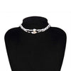 IngeSight.Z 2Pcs/Lot Bohemian Colorful Bead Choker Necklace Collar Statement Letter LOVE Clavicle Chain Women Necklaces Jewelry