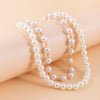 IngeSight.Z 2pcs/set White Imitation Pearls Choker Necklace for Women 2022 Trendy Pearl Beaded Summer Beach Neck Collar Jewelry