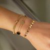 IngeSight.Z 3Pcs/Set Small Sequin Ball Beaded Pendant Bracelets  for Women Punk Gold Color Wrist Chain Friendship Bracelets 2022