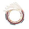 IngeSight.Z 7Pcs/Set Multi Layered Bohemian Rainbow Seed Bead Short Choker Necklace Collar Colorful Clavicle Necklaces Jewelry