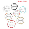 IngeSight.Z 7Pcs/Set Rainbow Beaded Anklet Bracelet for Women Adjustable Colorful Anklets Barefoot Sandals On Foot Ankle Jewelry