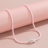 IngeSight.Z 9 Colors Rainbow Seed Beaded Short Choker Necklaces for Women Baroque Imitation Pearl Collar Necklaces Lover Jewelry