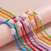 IngeSight.Z 9 Colors Rainbow Seed Beaded Short Choker Necklaces for Women Baroque Imitation Pearl Collar Necklaces Lover Jewelry