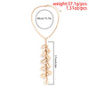 IngeSight.Z Bohemia Irregular Natural Shell Pendants Necklace for Women Charm Summer Beach Peals Long Tassel Chain Necklace