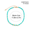 IngeSight.Z Bohemia Star Rainbow Rice Beads Choker Necklace for Women Simple Handmade Beaded Short Clavicle Chain Jewelry Gift