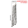 IngeSight.Z Bohemian Black White Rice Beads Long Tassel Clip Earrings For Women 2022 Korea Ear Cuff Wedding Party Gift