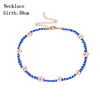 IngeSight.Z Bohemian Colorful Beads Flower Choker Necklace for Women 2022 Summer Statement Short Collar Clavicle Chain Jewelry