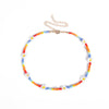 IngeSight.Z Bohemian Colorful Beads Flower Choker Necklace for Women 2022 Summer Statement Short Collar Clavicle Chain Jewelry