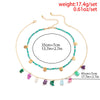 IngeSight.Z Bohemian Natural Irregular Stone Beads Pendant Necklace For Women Colorful Crystal Stone Small Disc Choker Necklaces