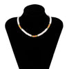 IngeSight.Z Boho Colorful Soft Polymer Clay Choker Necklace For Women Handmade Adjustable Metal Spacer Beads Collar Necklace