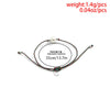 IngeSight.Z Boho Colorful Thread Braided Bracelets For Women Men Punk Peal Beaded Adjustable Handmade Couple Bracelet Gift