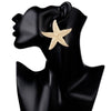 IngeSight.Z Elegant Gold Color Starfish Earrings Statement Alloy Ocean Sea Star Stud Earrings for Women Jewelry Gifts Brincos