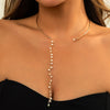 IngeSight.Z Elegant White Imitation Pearl Star Pendant Necklaces Collar Choker Necklaces for Women Wedding Neck Jewelry
