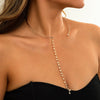 IngeSight.Z Elegant White Imitation Pearl Star Pendant Necklaces Collar Choker Necklaces for Women Wedding Neck Jewelry