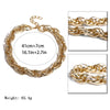 IngeSight.Z European and American Exaggerated Thick Twisted Chain Choker Necklace for Women Goth Vintage Heavy Metal Collier