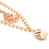 IngeSight.Z Exaggerate Big Shell Conch Pendant Double Layer Necklace for Women Boemian Summer Beach Gold Color Chocker Necklace