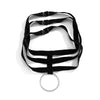 IngeSight.Z Gothic Black Elasticated Chocker Necklace For Women Punk Big Circle Pendant Necklace Sexy Collar Bondage Cosplay