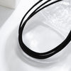 IngeSight.Z Gothic Multilayer Black Wrap Faux Leather Choker Necklaces for Women Vintage Lace Velvet Maxi Short Necklace Collier