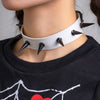 IngeSight.Z Gothic Spike Rivet Chocker Necklace for Women Sexy Punk Pu Leather Collar 2022 Halloween Party Club Jewelry Gift