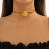 IngeSight.Z Korean Plush Ball Velvet Choker Necklace for Women Gothic 3 Color Soft Lace Collar Necklaces Winter Jewelry