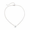 IngeSight.Z Korean Simple Single Pearl Pendant Necklace For Woman 2022 Temperament Gold Color Clavicle Chain Jewelry