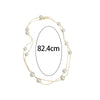 IngeSight.Z Kpop Imitation Pearl Choker Necklaces for Women Multi Layered Beads Adjustable Gold Color Chain Goth Collares Neck
