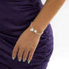IngeSight.Z  Crystal Rhinestone Bangle Bracelet For Women Imitation Pearl Bride Wedding Party Jewelry Bijoux Gift 2022