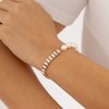 IngeSight.Z  Imitation Pearl Cubic Zircon Mixed Chain Bracelet for Women Korean   Bracelets Jewelry Gift